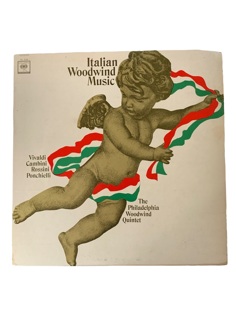 Italian Woodwind Music Philadelphia Woodwind Quintet CBS Vinyl LP Album